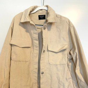 Oversized Cream Corduroy Jacket
